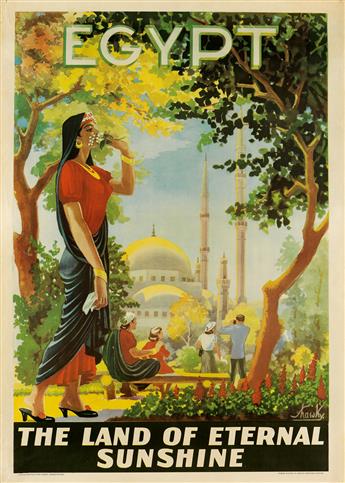 VARIOUS ARTISTS. [INTERNATIONAL DESTINATIONS]. Group of 5 posters. Sizes vary, generally 40x25 inches, 101½x63½ cm.